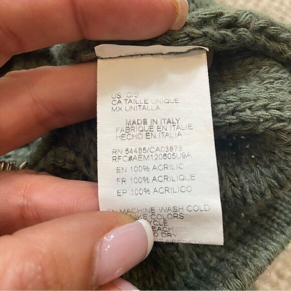 Don’t Ask Why Green Distressed Back Crew Neck Sweater Size‎ Small - Picture 3 of 12